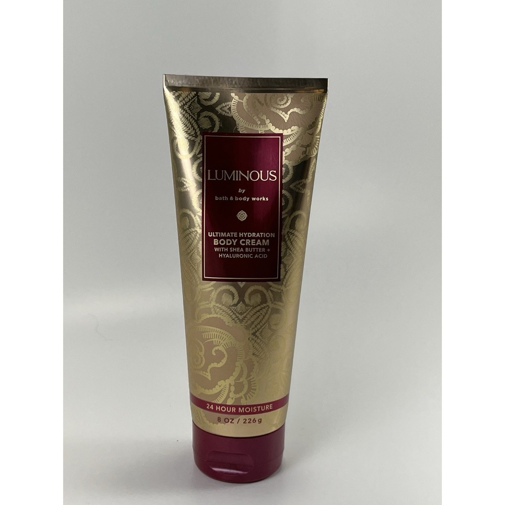 Bath & Body Works LUMINOUS Ultimate Hydration Body CREAM Lotion 8 oz NEW Shea